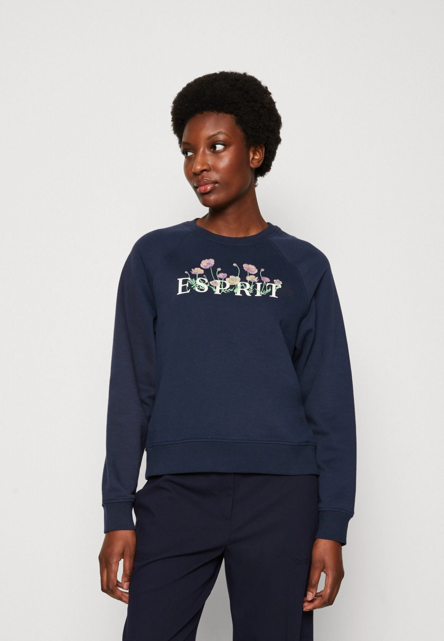 ESPRIT Sweatshirt - Navy 1 ESPRIT Sweatshirt - Navy