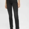 Edc By Esprit Straight Leg Jeans - Black Dark Washed