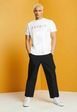 ESPRIT Mit Logo - Print T-Shirt - White -Esprit Sales Store aea685c3a8ae48e6a854fdc072c268d2