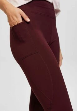 Leggings - Bordeaux Red -Esprit Sales Store b0075b04f46147ed90b432a7e3cab194
