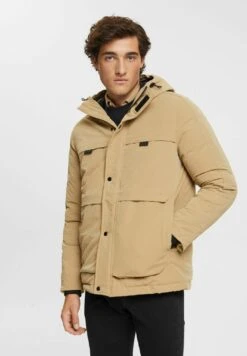 Edc By Esprit Outdoor- Winter Coat - Khaki Beige