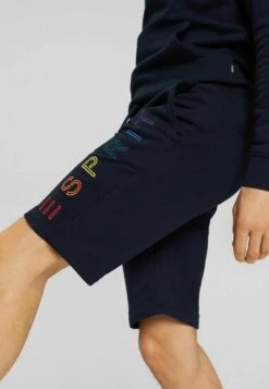ESPRIT Aus Mix - Tracksuit Bottoms - Navy -Esprit Sales Store b137b3fdf3764a0bb009f75673aace7f