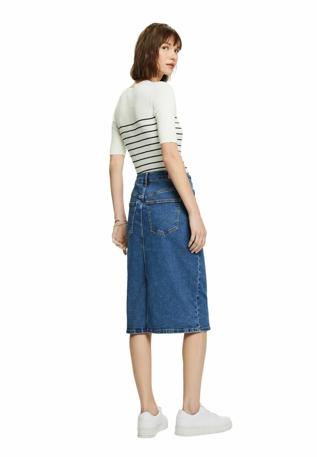 ESPRIT Denim Skirt - Blue Medium Wash 8 ESPRIT Denim Skirt - Blue Medium Wash - Image 8