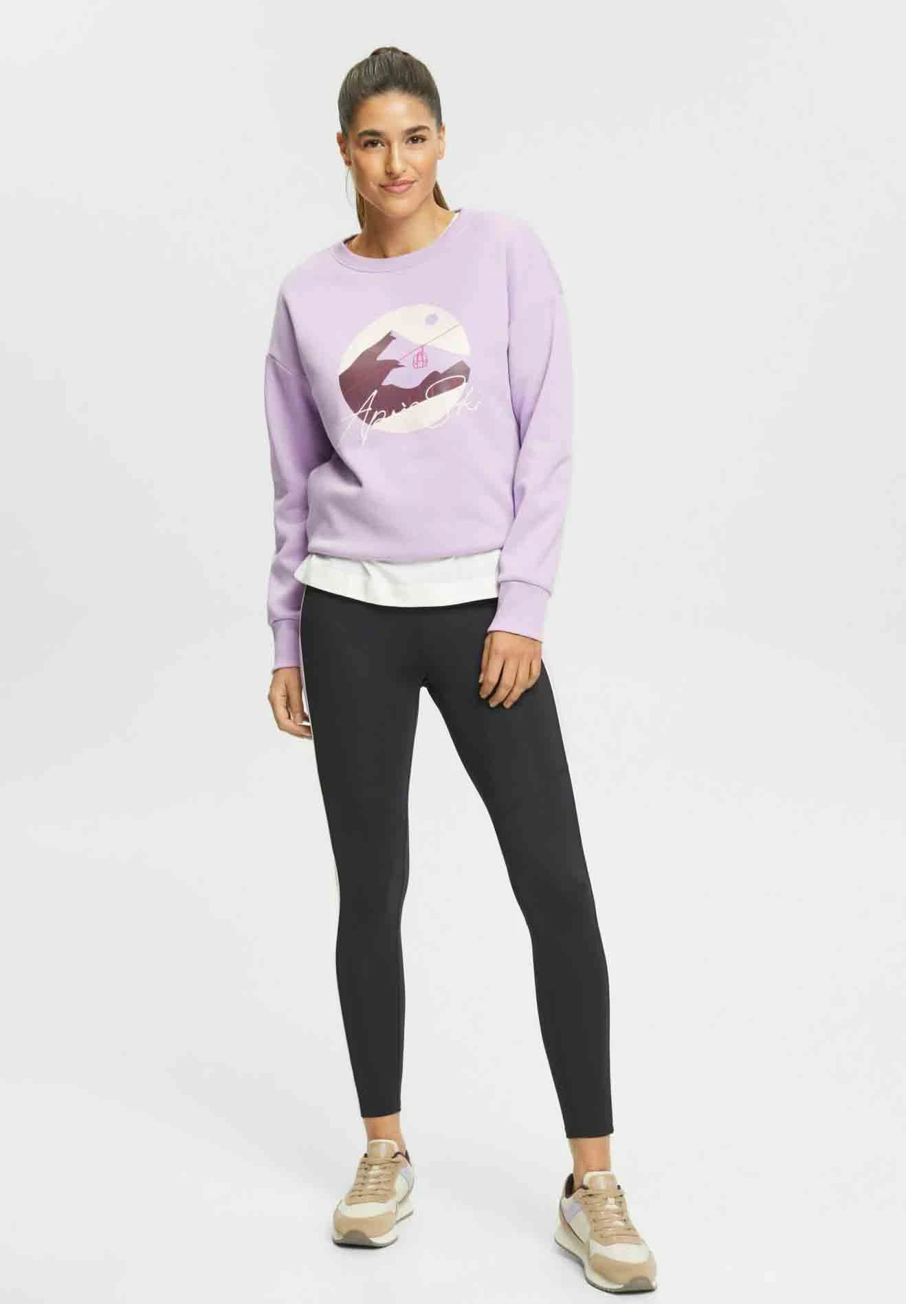 Mit Front-Print - Sweatshirt - Violet 2 Mit Front-Print - Sweatshirt - Violet - Image 2