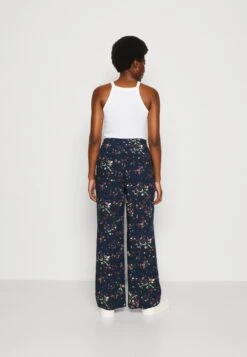 Edc By Esprit Palazzo - Trousers - Dark Blue -Esprit Sales Store b6acd65498304ec18abbde39dd0506eb