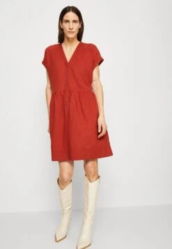 ESPRIT Dress - Day Dress - Terracotta -Esprit Sales Store b6c7632276e54deaba087e64de228a9f