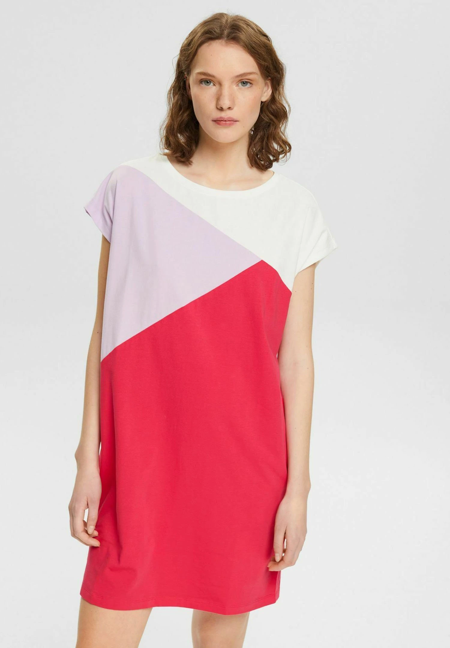 ESPRIT Colour Block Sus Ns Ss - Nightie - Pink Fuchsia 1 ESPRIT Colour Block Sus Ns Ss - Nightie - Pink Fuchsia