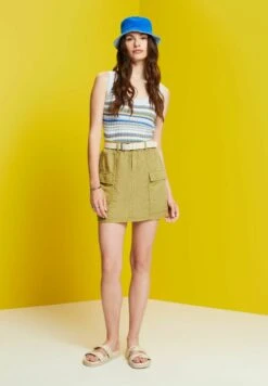 Edc By Esprit Denim Skirt - Pistachio Green -Esprit Sales Store b7d8771461b54b7fb79fc87a31996a45