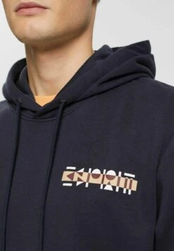 ESPRIT Mit Kleinem Logo-Print - Hoodie - Navy -Esprit Sales Store b85ce81ec22a4a1eada7d7e7baeb50c9