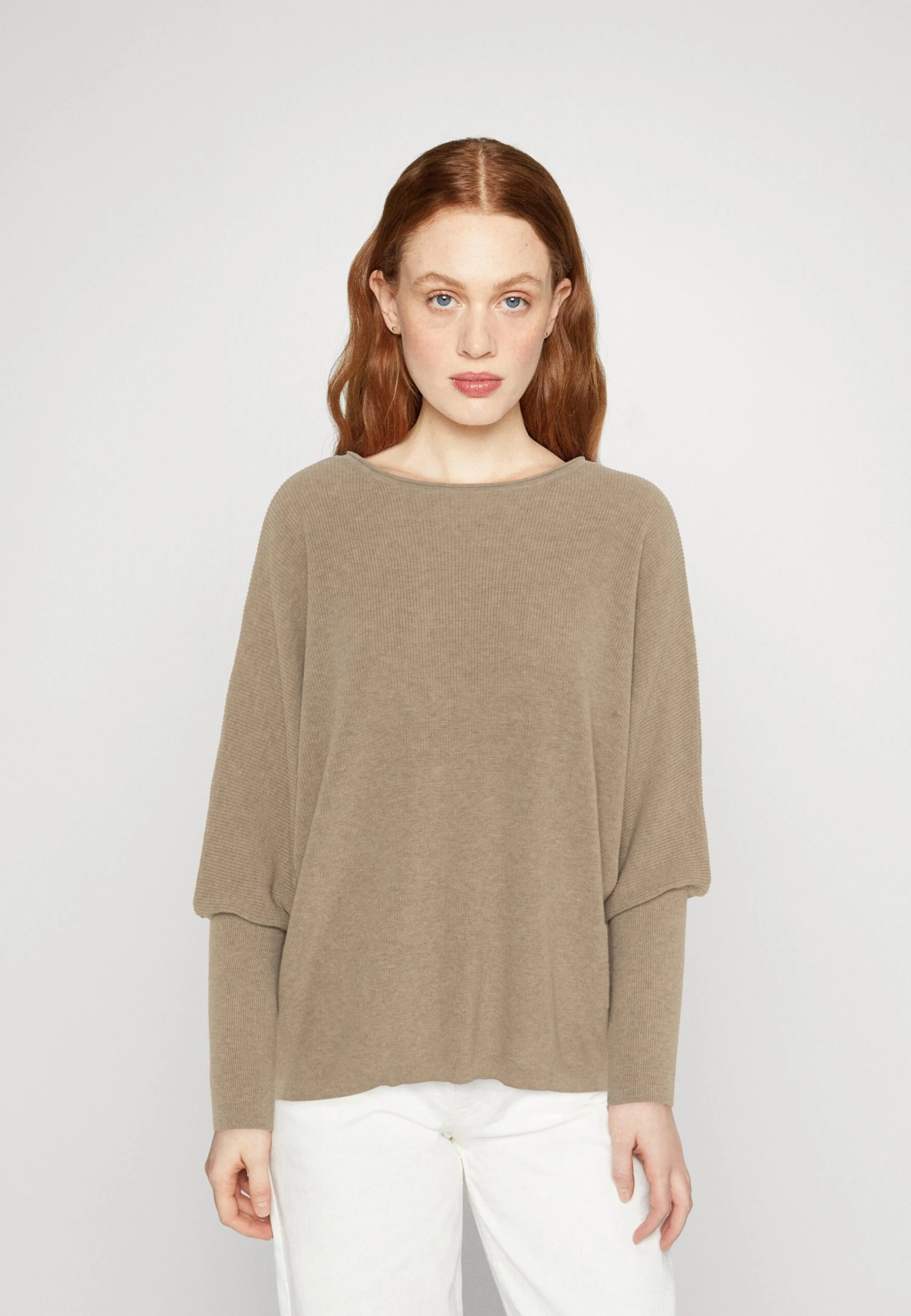ESPRIT Badwing Roundneck - Jumper - Sand 1 ESPRIT Badwing Roundneck - Jumper - Sand