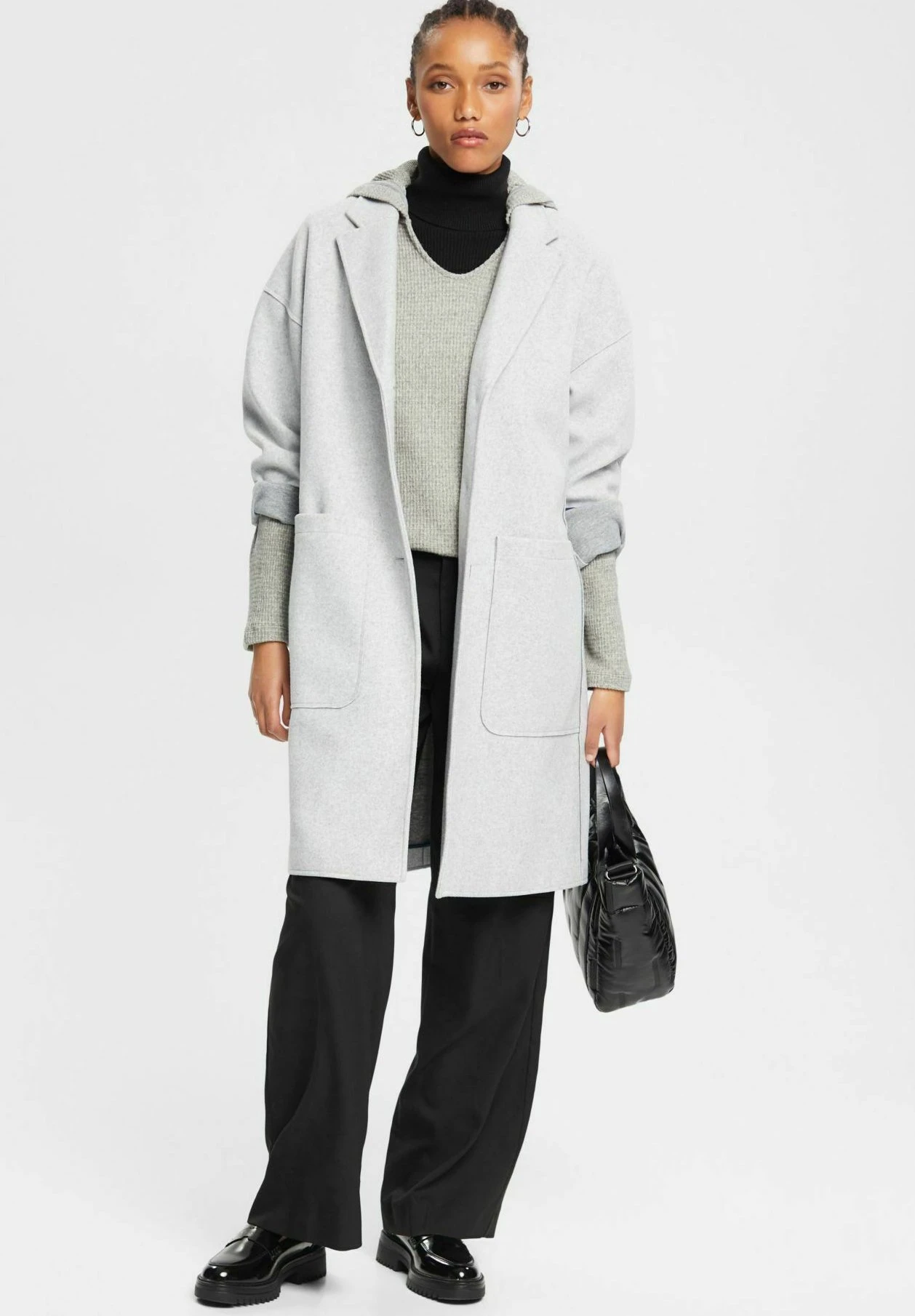 Edc By Esprit Hoodie - Medium Grey 2 Edc By Esprit Hoodie - Medium Grey - Image 2