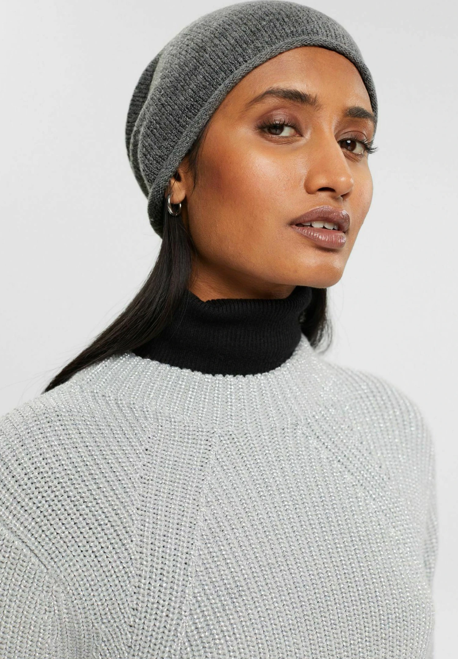 ESPRIT Eos Rcs Rollegb - Beanie - Medium Grey 1 ESPRIT Eos Rcs Rollegb - Beanie - Medium Grey