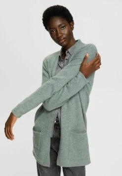 ESPRIT Cardigan - Dusty Green -Esprit Sales Store bb02df03722349dbb31fd827ed44cacc