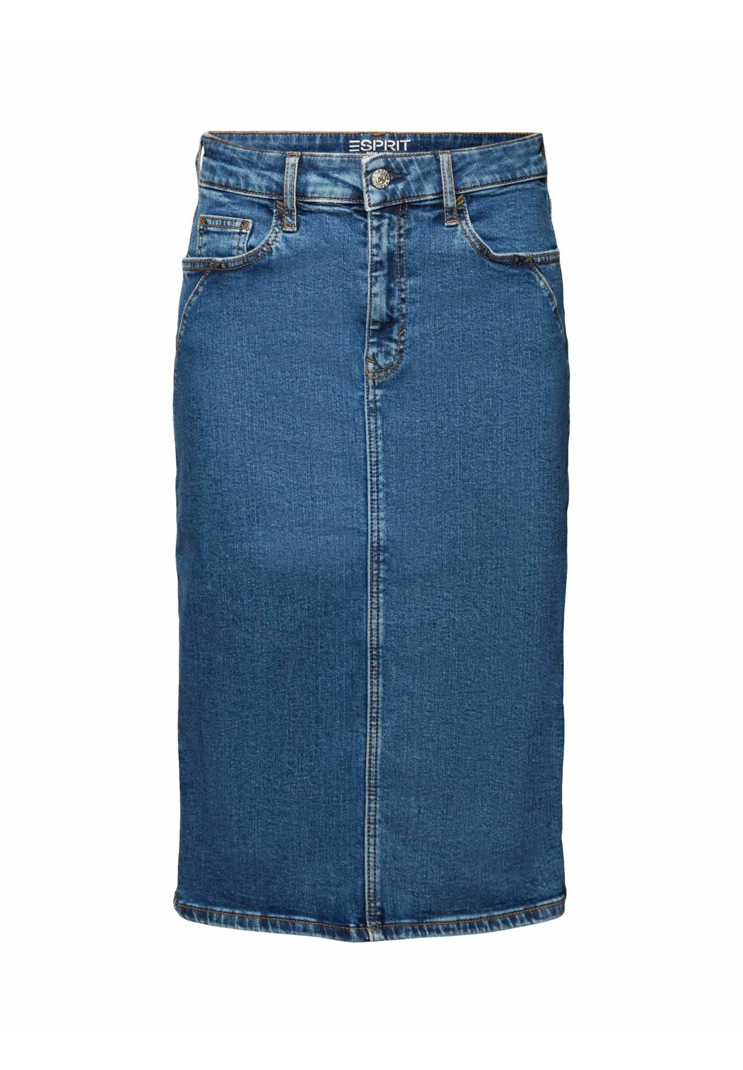 ESPRIT Denim Skirt - Blue Medium Wash 9 ESPRIT Denim Skirt - Blue Medium Wash - Image 9