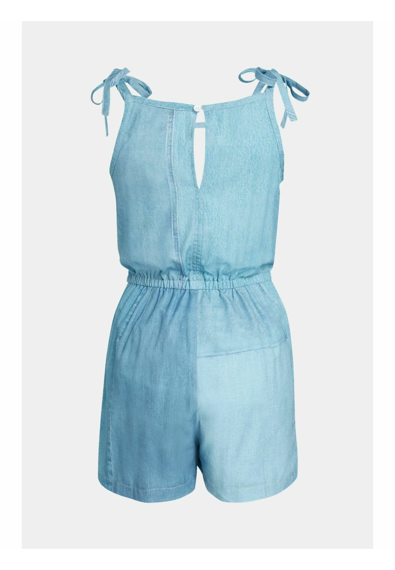 ESPRIT Mit Allover Denim-Print - Jumpsuit - Blue Medium Washed New 6 ESPRIT Mit Allover Denim-Print - Jumpsuit - Blue Medium Washed New - Image 6