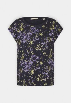 Edc By Esprit F Sus Aop Slub - Print T-Shirt - Navy -Esprit Sales Store bd17d565e310448b886e59414ae6de84