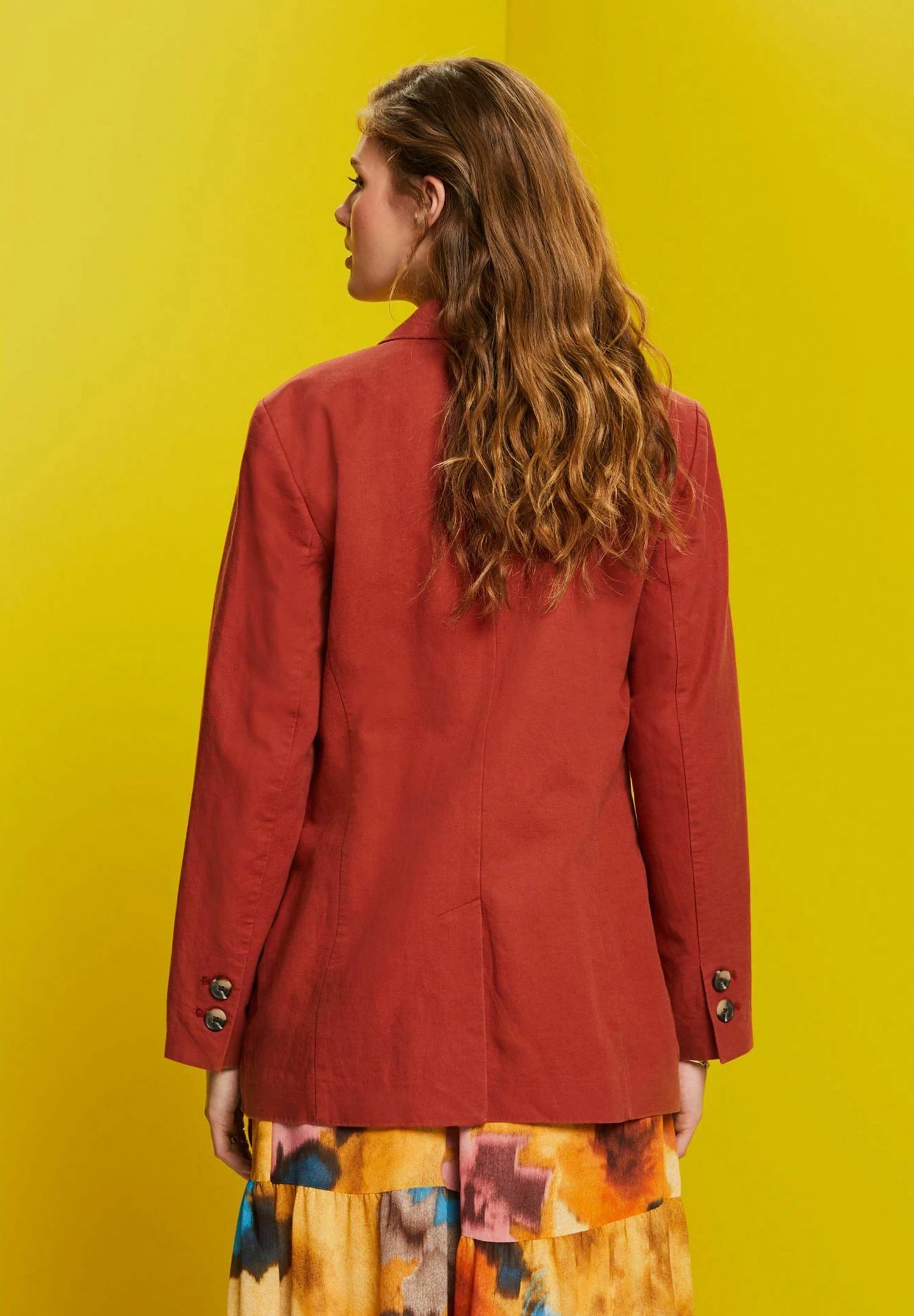 ESPRIT Short Coat - Terracotta New 5 ESPRIT Short Coat - Terracotta New - Image 5