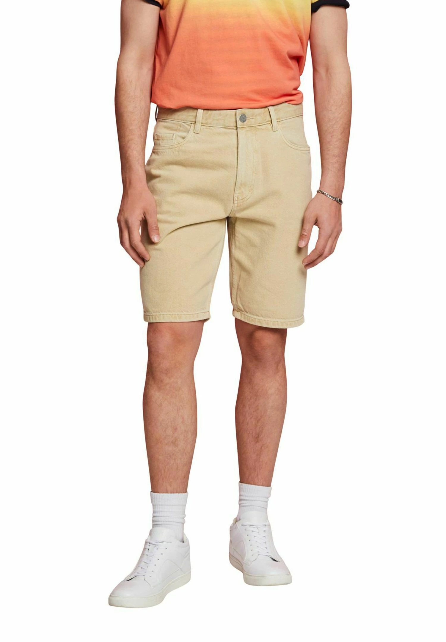 Edc By Esprit Aus Coloured - Denim Shorts - Sand 1 Edc By Esprit Aus Coloured - Denim Shorts - Sand