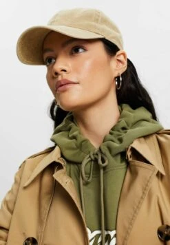 ESPRIT Acid-Washed Baselball - Cap - Beige