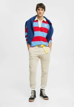 ESPRIT Gestreiftes Rugby - Polo Shirt - Light Blue Lavender -Esprit Sales Store c2bb6c4b0c834ec4945422d00b9ef558
