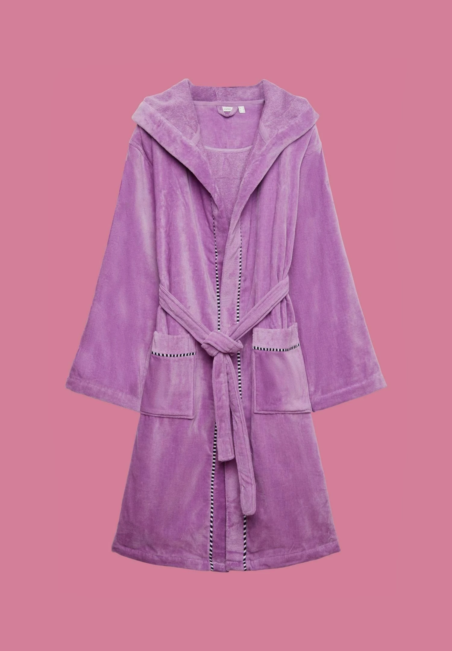 ESPRIT Fashion Unisex - Dressing Gown - Dark Lilac 9 ESPRIT Fashion Unisex - Dressing Gown - Dark Lilac - Image 9