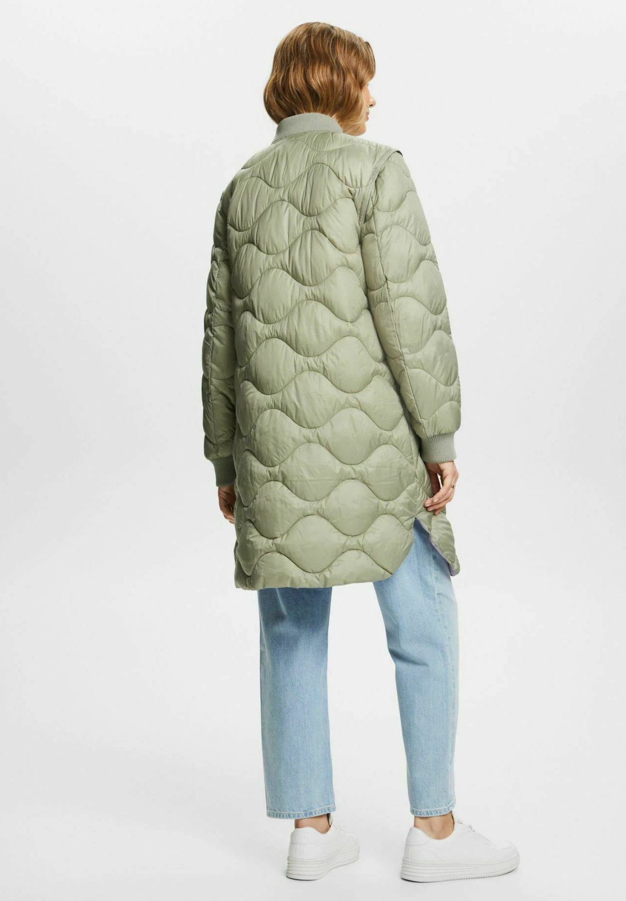 ESPRIT Rcs Modulr Bmbr - Winter Coat - Dusty Green 3 ESPRIT Rcs Modulr Bmbr - Winter Coat - Dusty Green - Image 3