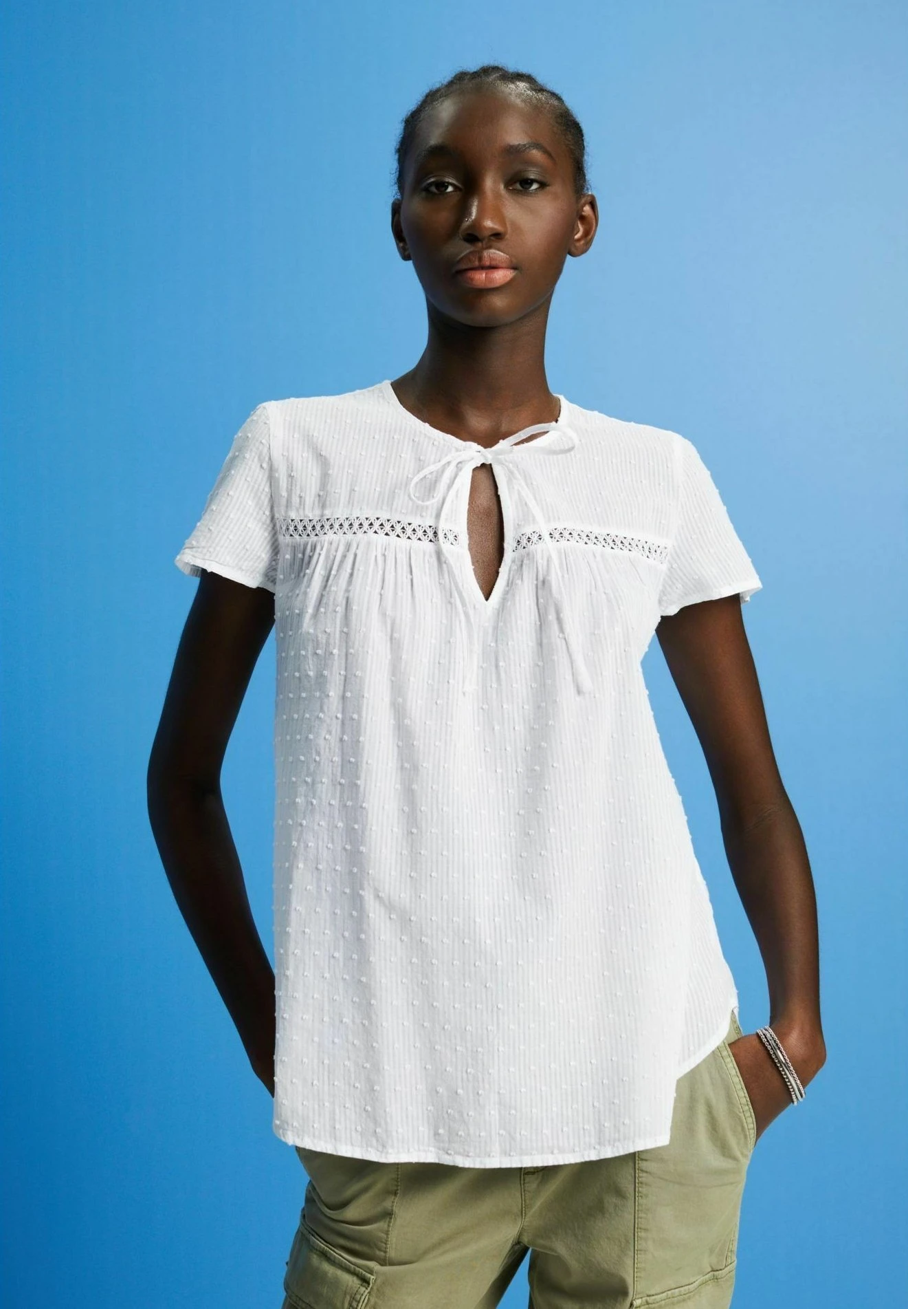 ESPRIT Mit Bindedetail - Blouse 2 ESPRIT Mit Bindedetail - Blouse - Image 2