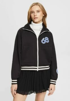 ESPRIT Zip-Up Sweatshirt - Black