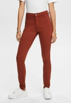 Edc By Esprit Trousers - Rust Brown