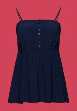 ESPRIT Cami Mit Ausschnitt - Top - Navy -Esprit Sales Store c8510fce26e64105b612658b3828259e