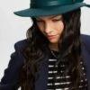 ESPRIT Felted Fedora - Hat - Aqua Green