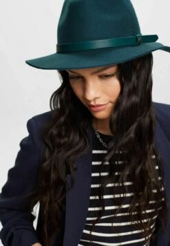 ESPRIT Felted Fedora - Hat - Aqua Green