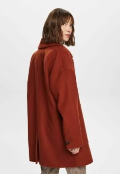 ESPRIT Short Coat - Rust Brown -Esprit Sales Store caa529a1819a45c680cbe07069019011
