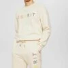 ESPRIT Aus Mix - Tracksuit Bottoms - Cream Beige