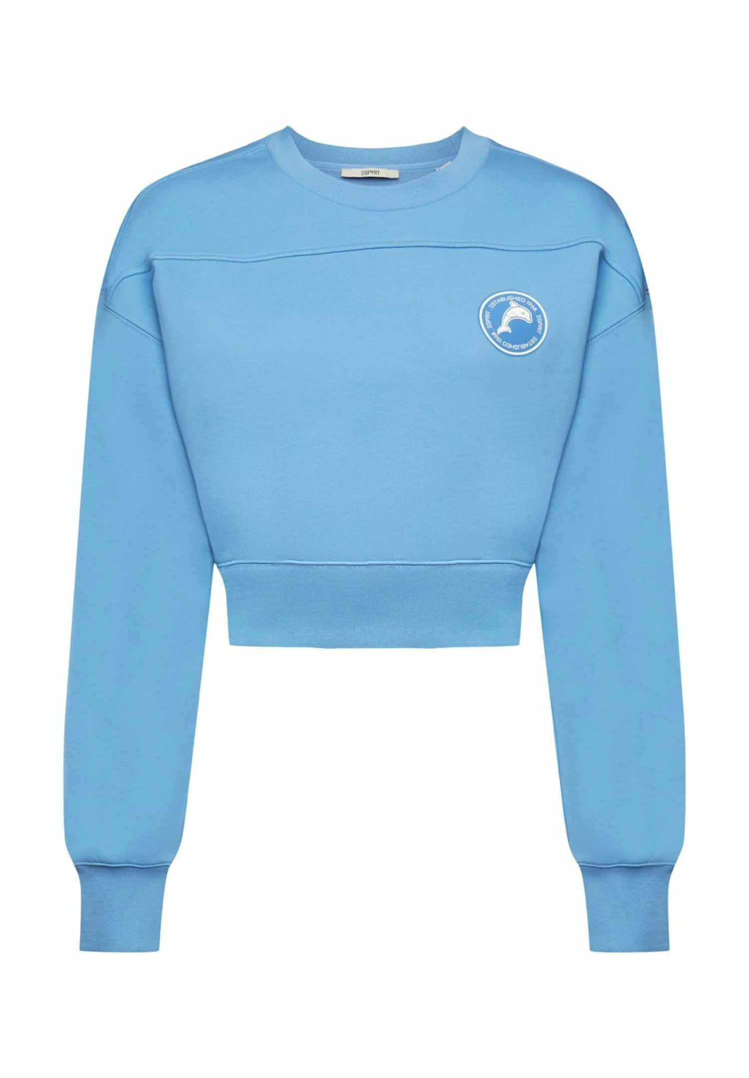 ESPRIT Cropped - Sweatshirt - Light Blue Lavender 9 ESPRIT Cropped - Sweatshirt - Light Blue Lavender - Image 9