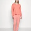 ESPRIT Y D Sus Mel Long Leg Long Sleeve - Pyjama Set - Coral