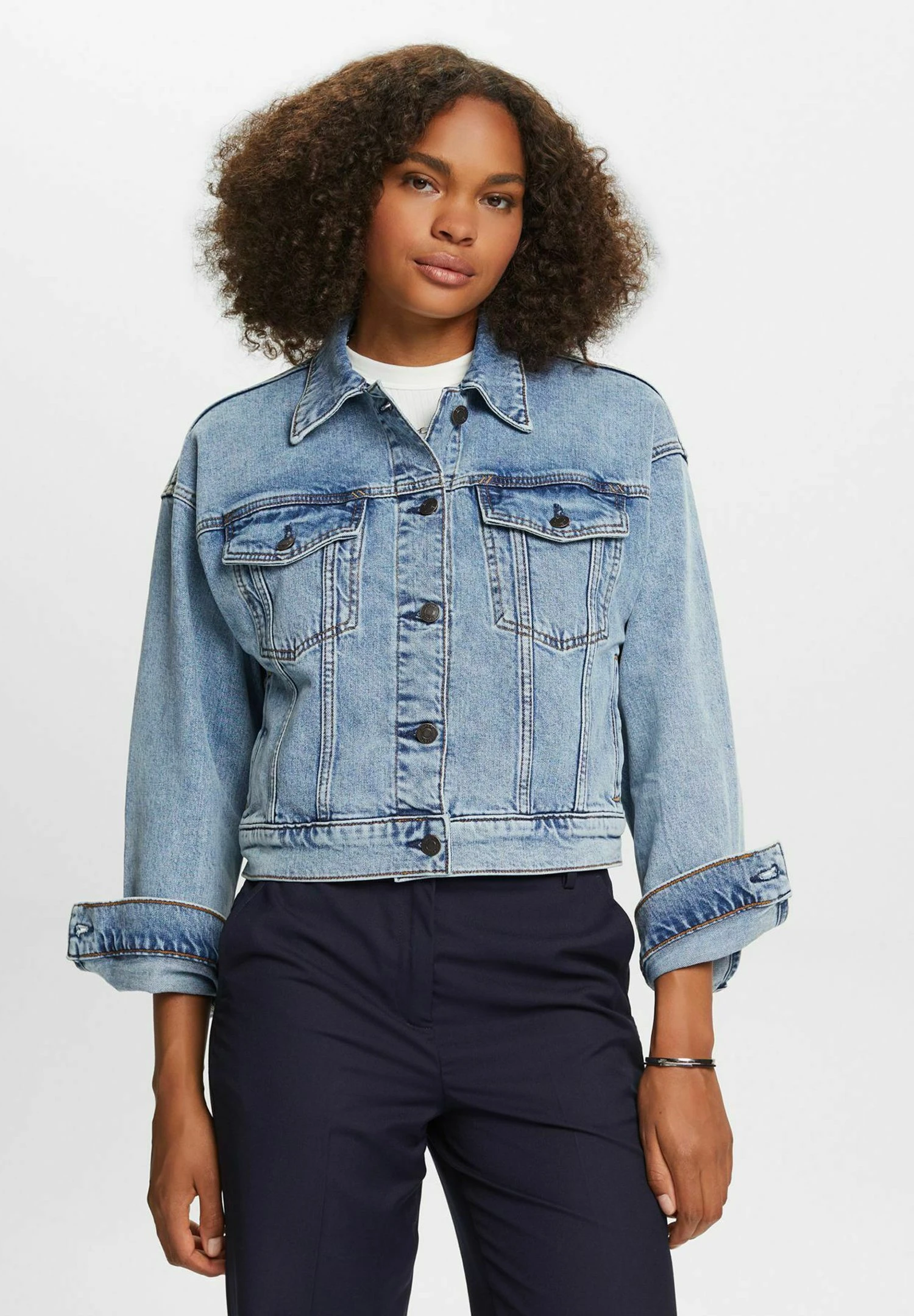 ESPRIT In Boxy - Denim Jacket 1 ESPRIT In Boxy - Denim Jacket