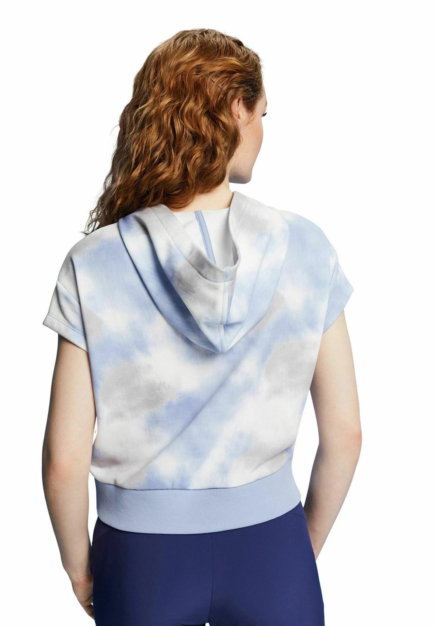 Print T-Shirt - Grey Blue 2 Print T-Shirt - Grey Blue - Image 2