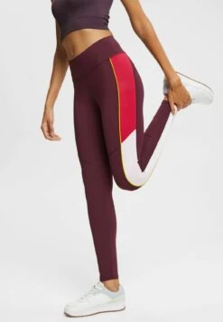 Colorblock - Leggings - Bordeaux Red 14 Colorblock - Leggings - Bordeaux Red -Esprit Sales Store d480e0c90a6a4427a111b37e0bb497eb