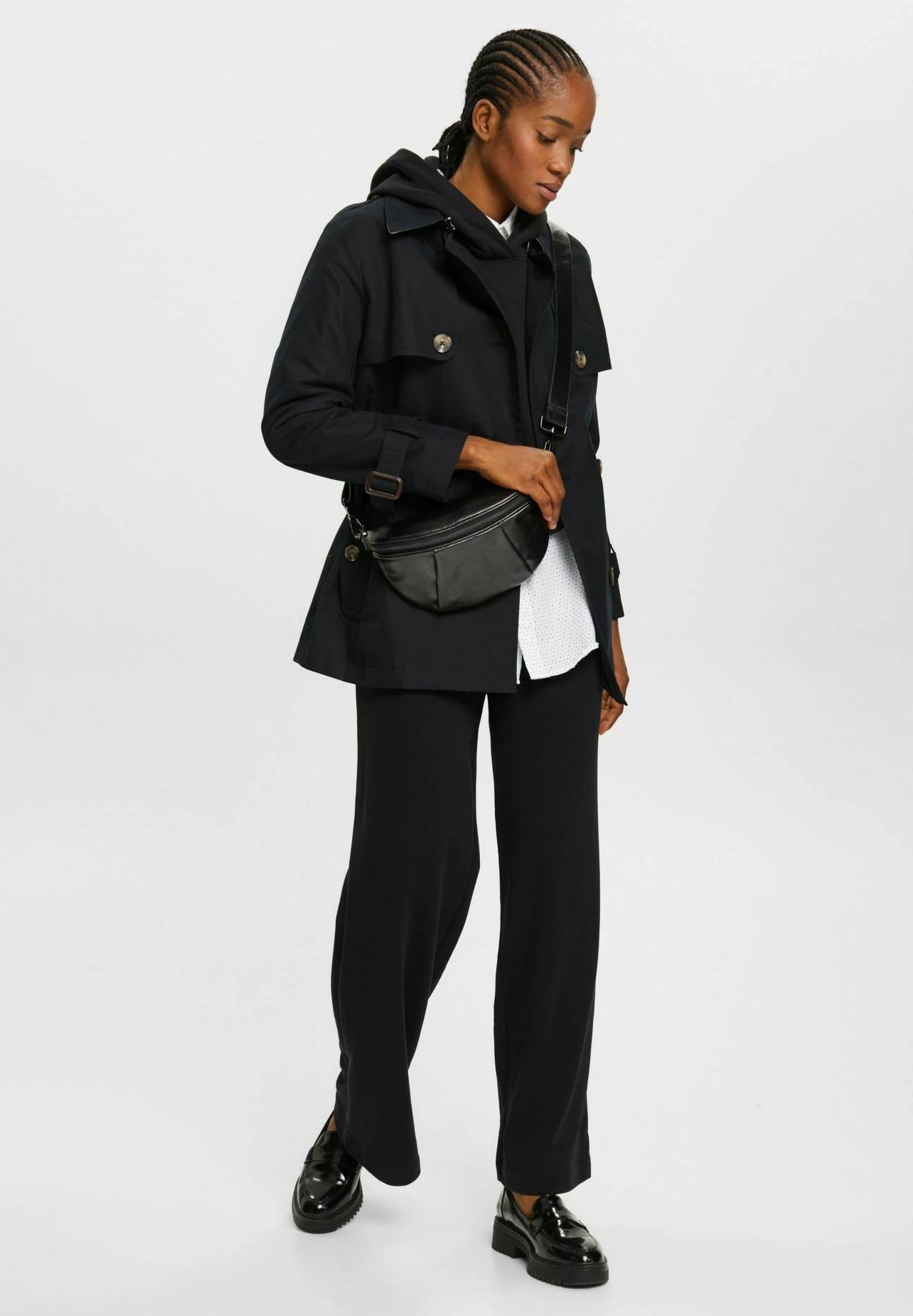 ESPRIT Kurzer Mit Gürtel - Trenchcoat 2 ESPRIT Kurzer Mit Gürtel - Trenchcoat - Image 2