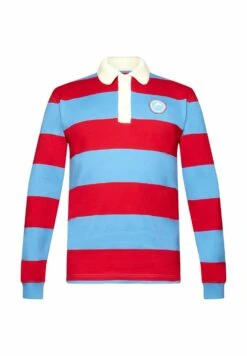 ESPRIT Gestreiftes Rugby - Polo Shirt - Light Blue Lavender -Esprit Sales Store d63ab6ee09934b1485d97801450b17ee