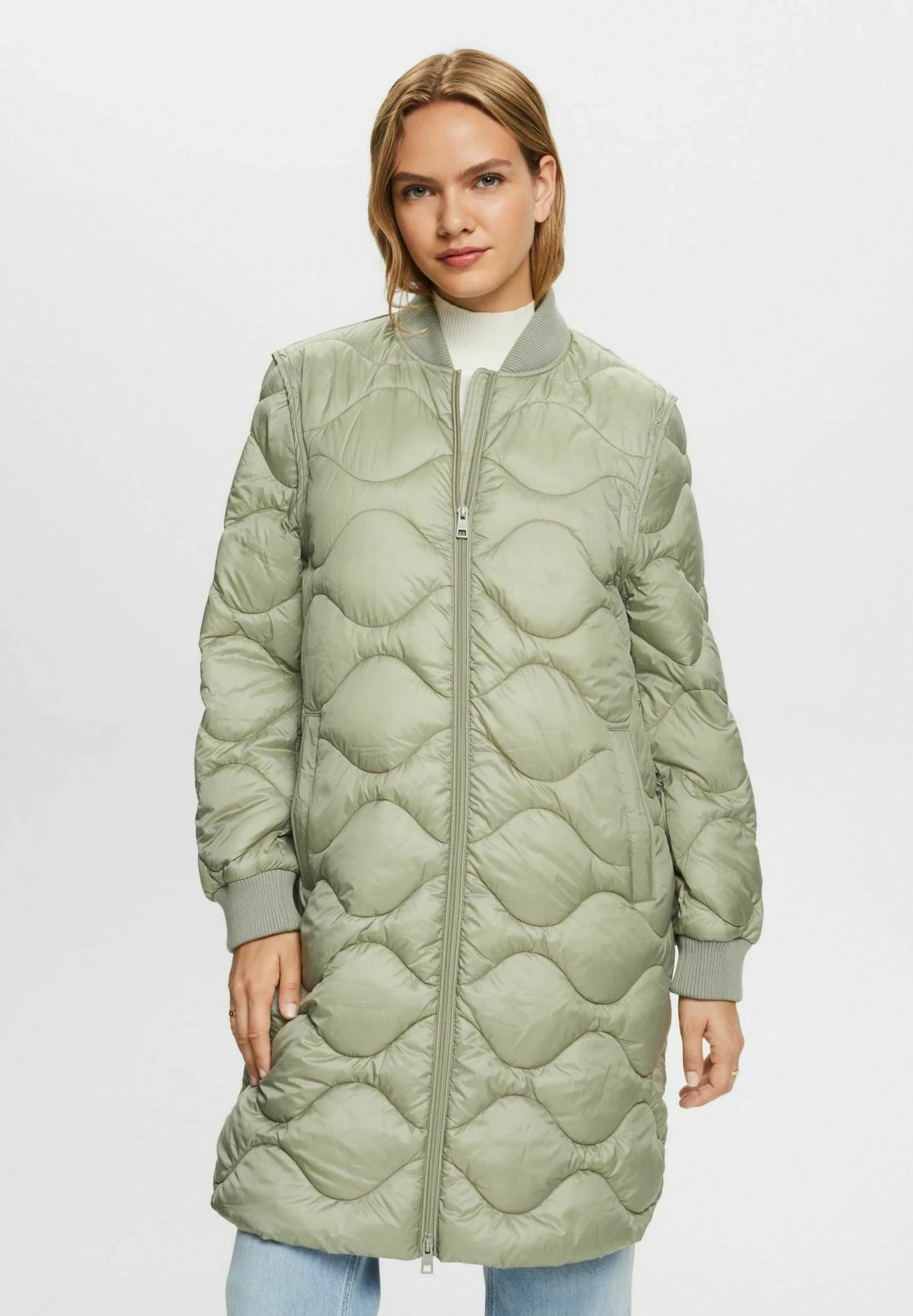ESPRIT Rcs Modulr Bmbr - Winter Coat - Dusty Green 1 ESPRIT Rcs Modulr Bmbr - Winter Coat - Dusty Green
