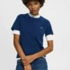 ESPRIT Mit Logo Stickerei - Basic T-Shirt - Ink