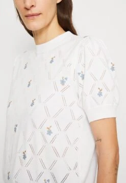 Edc By Esprit Embro - Print T-Shirt - White -Esprit Sales Store da3b2b6c8310411d81e620bc4db511f4