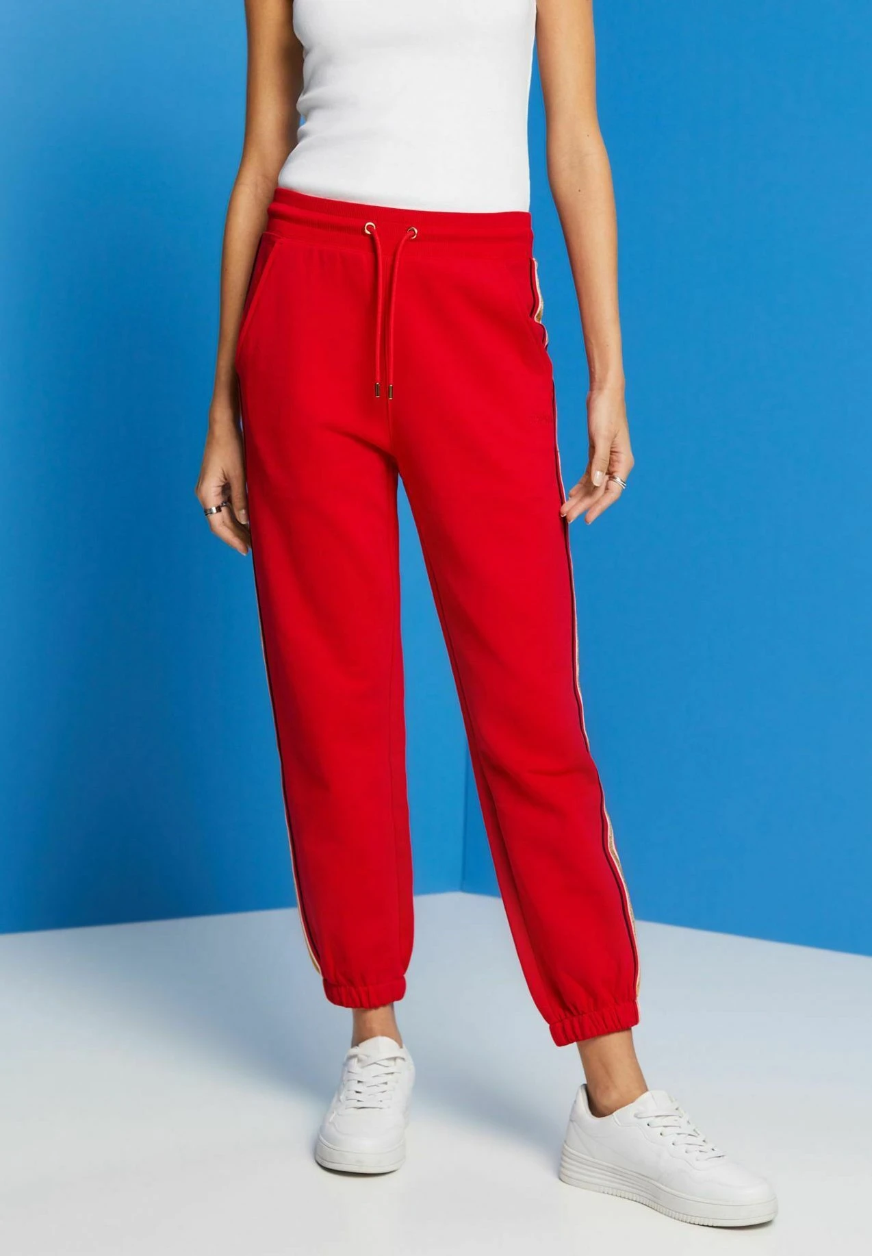 ESPRIT Tracksuit Bottoms - Red 2 ESPRIT Tracksuit Bottoms - Red - Image 2