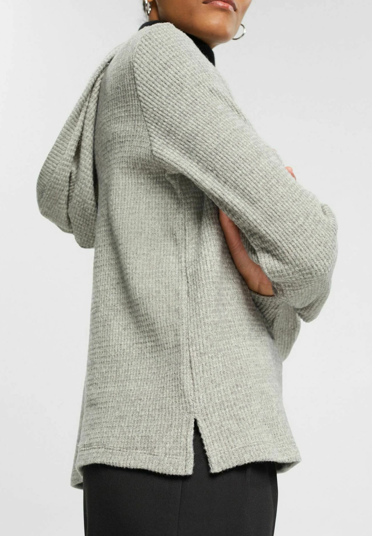 Edc By Esprit Hoodie - Medium Grey 4 Edc By Esprit Hoodie - Medium Grey - Image 4