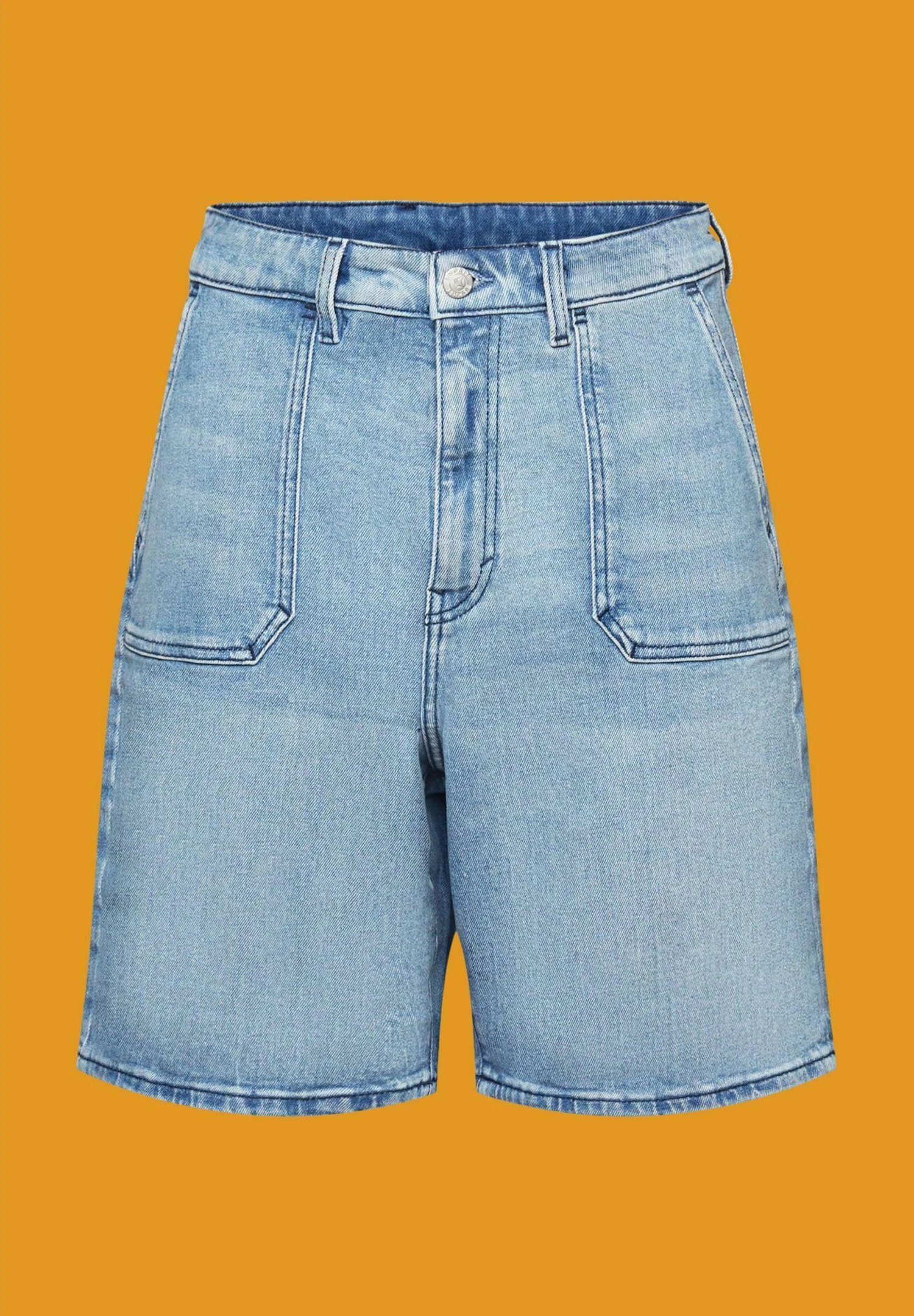 ESPRIT Denim Shorts - Blue Light Washed 11 ESPRIT Denim Shorts - Blue Light Washed - Image 11