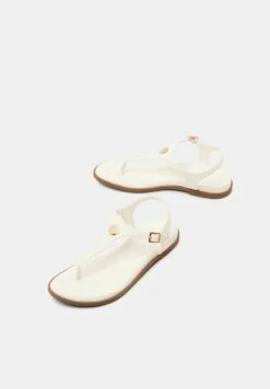 ESPRIT Thongs - T-Bar Sandals - White -Esprit Sales Store dbd8eb5c1e4942268c694bead2ffc353