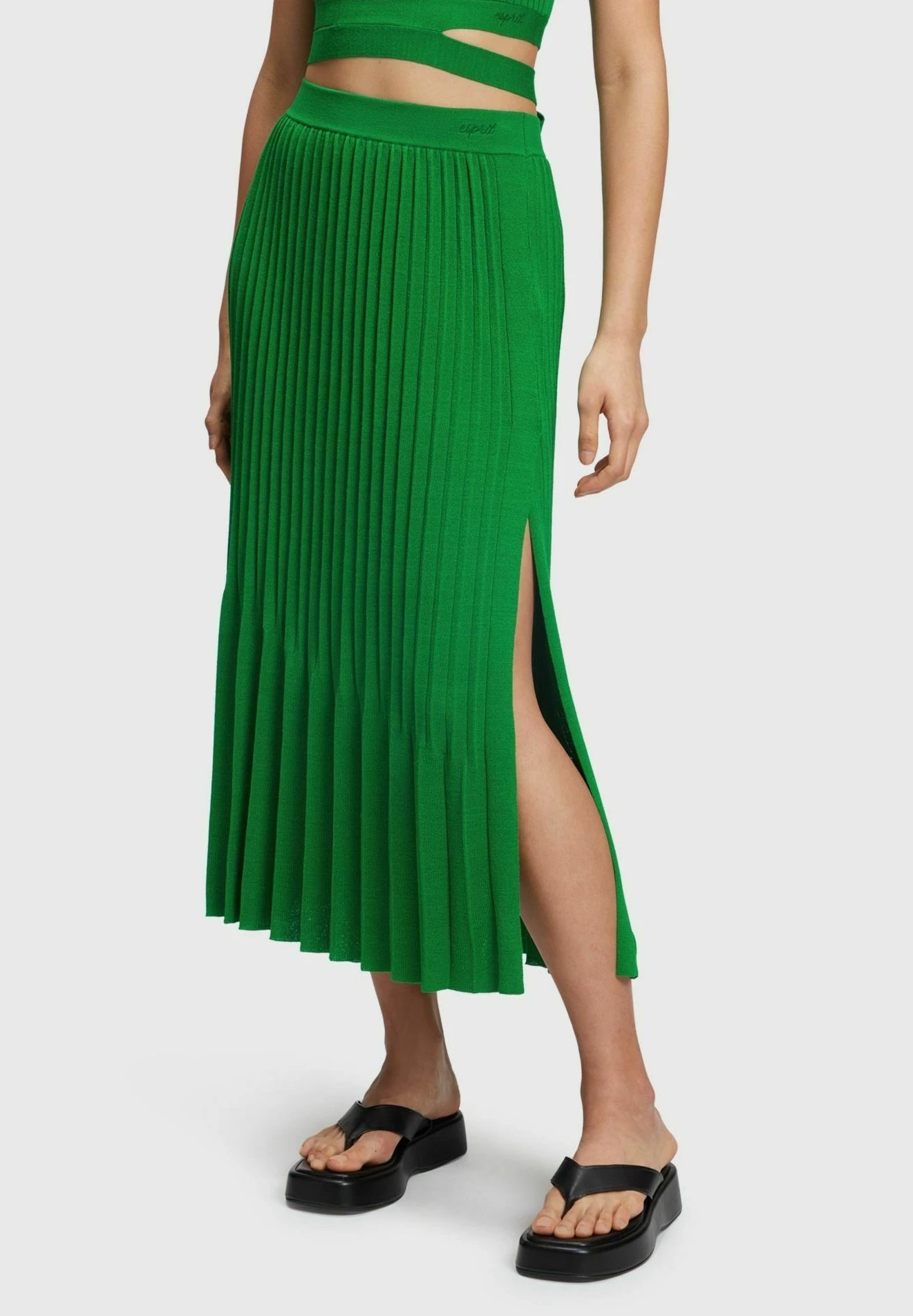 ESPRIT Flat - A-Line Skirt - Green 1 ESPRIT Flat - A-Line Skirt - Green