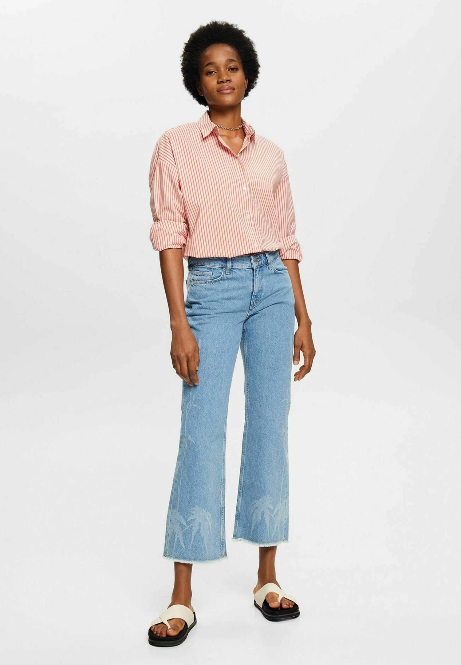 ESPRIT Flared Jeans - Blue Light Washed 2 ESPRIT Flared Jeans - Blue Light Washed - Image 2